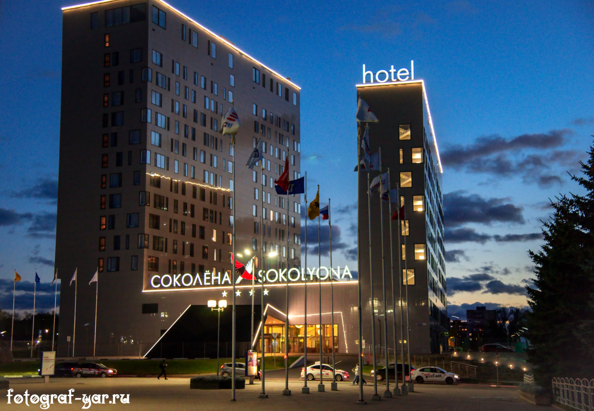 Фотосъемка освещения отеля, фото гостиницы Ярославль