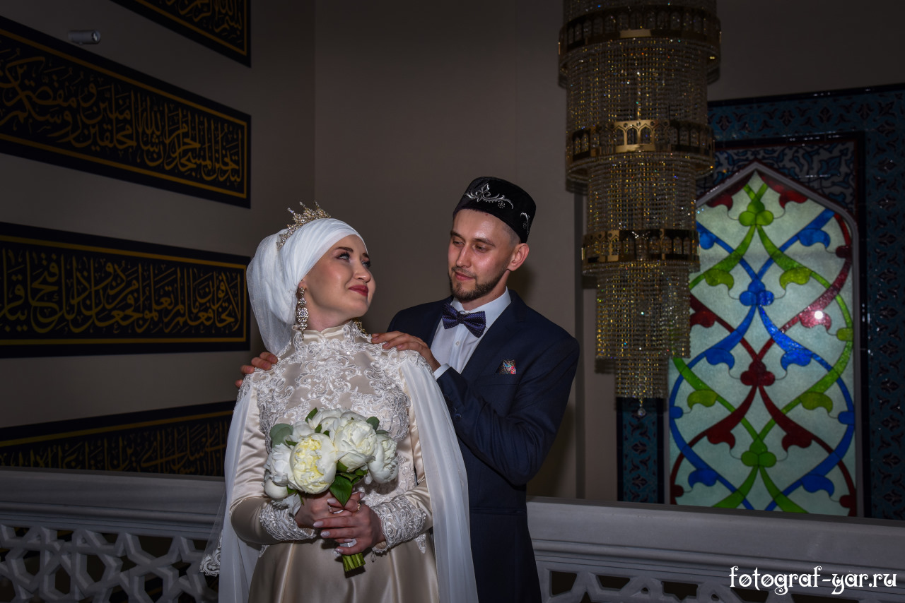 фотосъемка в мечети, Никах в мечети, Никах Ярославль, фотосессия в мечети