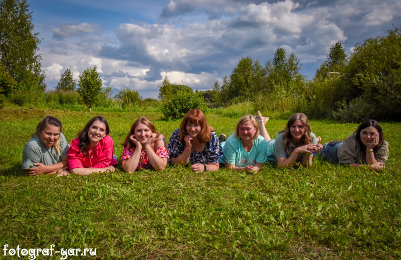 семейная фотосъемка на природе, туристический комплекс Ярославна