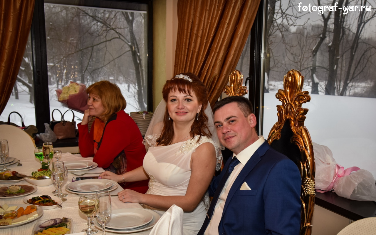 фотосъемка в ресторане, свадьба в ресторане Ярославль, фото свадьбы в ресторане