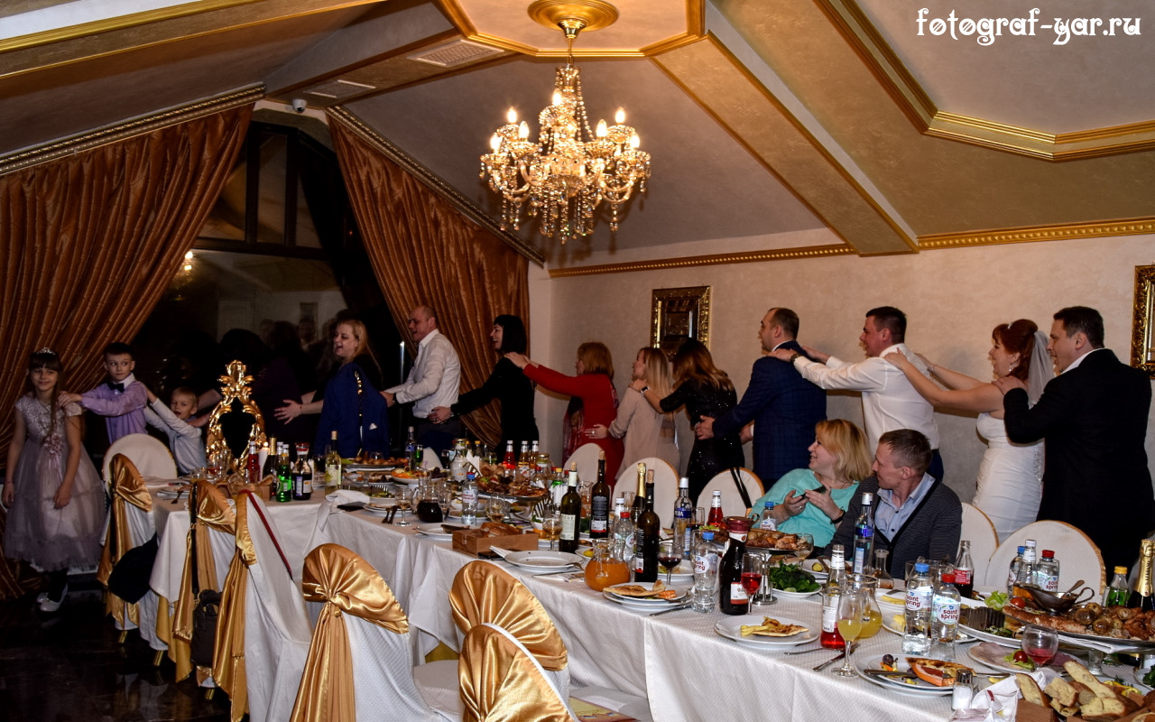 фотосъемка в ресторане, свадьба в ресторане Ярославль, фото свадьбы в ресторане