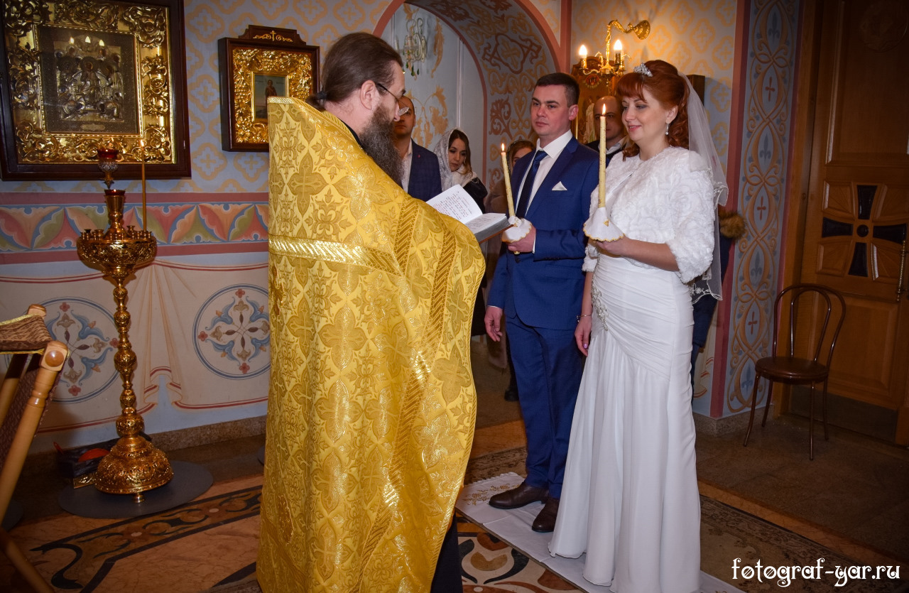 Фотосъемка Венчания в храме, красивые фото Венчания, Венчание в Ярославле