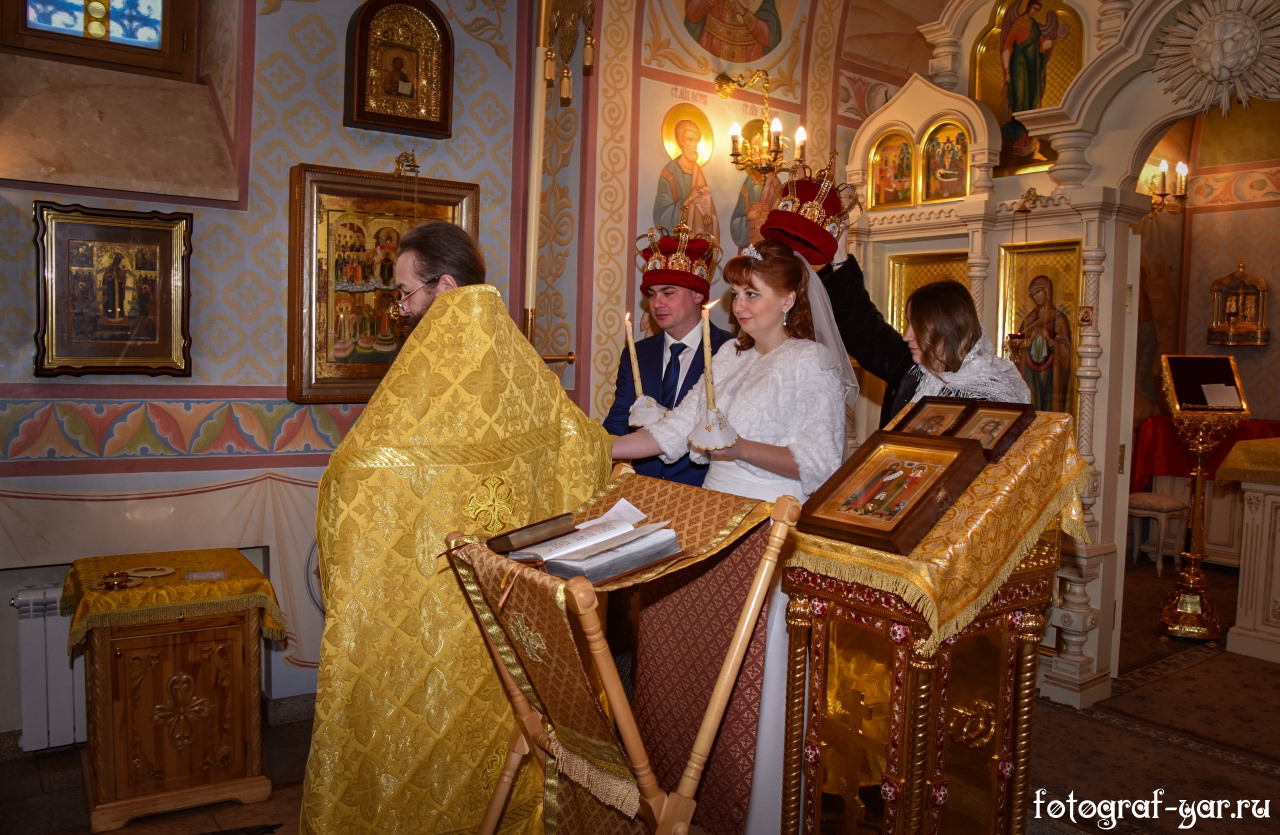Фотосъемка Венчания в храме, красивые фото Венчания, Венчание в Ярославле