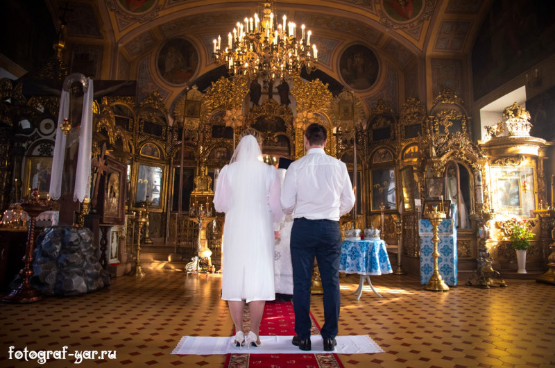 Венчание в храме, Венчание в Некрасовском, храм в Некрасовском